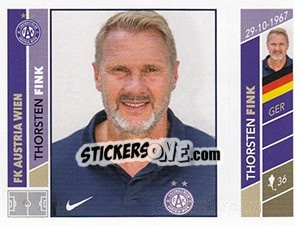 Sticker Thorsten Fink - Österreichische Fußball Bundesliga 2016-2017 n. 61 - Panini