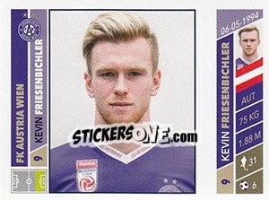 Sticker Kevin Friesenbichler - Österreichische Fußball Bundesliga 2016-2017 - Panini