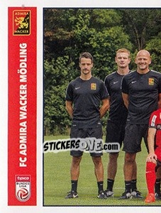 Sticker Team Admira - Österreichische Fußball Bundesliga 2016-2017 n. 108 - Panini