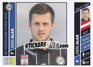 Sticker Deni Alar - Österreichische Fußball Bundesliga 2016-2017 - Panini