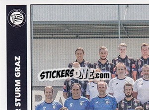 Cromo Sturm Graz Team - Österreichische Fußball Bundesliga 2016-2017 - Panini