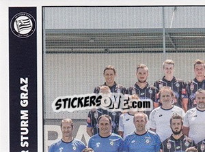 Sticker Sturm Graz Team - Österreichische Fußball Bundesliga 2016-2017 n. 135 - Panini