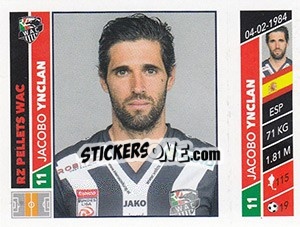 Figurina Jacobo Ynclan - Österreichische Fußball Bundesliga 2016-2017 n. 151 - Panini