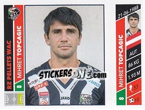 Cromo Mihret Topcagic - Österreichische Fußball Bundesliga 2016-2017 n. 153 - Panini