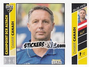 Figurina Damir Canadi - Österreichische Fußball Bundesliga 2016-2017 n. 196 - Panini