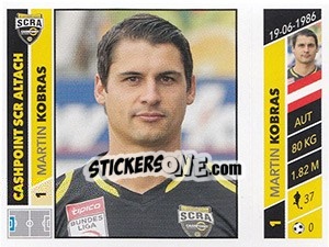 Sticker Martin Kobras - Österreichische Fußball Bundesliga 2016-2017 - Panini