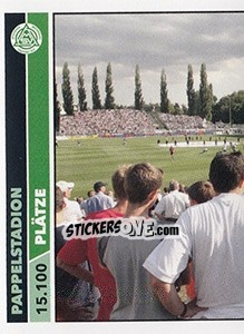 Sticker Mattersburg Stadion - Österreichische Fußball Bundesliga 2016-2017 - Panini