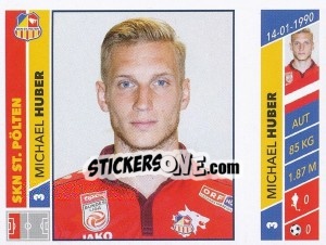 Sticker Michael Huber - Österreichische Fußball Bundesliga 2016-2017 - Panini