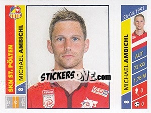 Sticker Michael Ambichl - Österreichische Fußball Bundesliga 2016-2017 - Panini