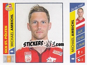 Cromo Michael Ambichl - Österreichische Fußball Bundesliga 2016-2017 n. 259 - Panini