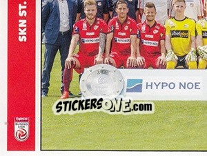 Sticker St. Pölten Team - Österreichische Fußball Bundesliga 2016-2017 - Panini