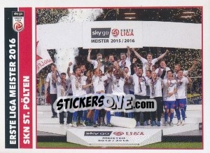 Sticker Erste Liga Meister 2016 (St. Pölten) - Österreichische Fußball Bundesliga 2016-2017 n. 277 - Panini