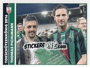 Sticker Torschützenkönig Erste Liga 15-16 - Österreichische Fußball Bundesliga 2016-2017 - Panini