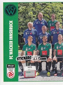 Sticker Wacker Innsbruck Team - Österreichische Fußball Bundesliga 2016-2017 n. 285 - Panini