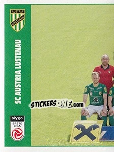 Figurina Austria Lustenau Team - Österreichische Fußball Bundesliga 2016-2017 n. 293 - Panini