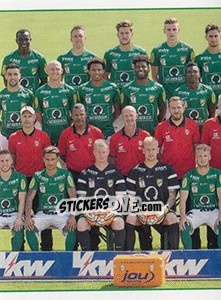 Figurina Austria Lustenau Team - Österreichische Fußball Bundesliga 2016-2017 n. 294 - Panini