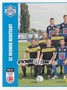 Sticker Wr Neustadt Wappen - Österreichische Fußball Bundesliga 2016-2017 - Panini