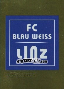 Sticker Blau-Weiss Linz Wappen - Österreichische Fußball Bundesliga 2016-2017 n. 312 - Panini