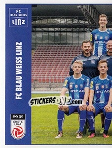 Sticker Blau-Weiss Linz Team - Österreichische Fußball Bundesliga 2016-2017 n. 313 - Panini