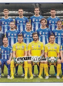 Sticker Blau-Weiss Linz Team