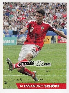 Sticker Alessandro Schöpf - Österreichische Fußball Bundesliga 2016-2017 - Panini