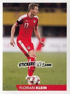 Sticker Florian Klein - Österreichische Fußball Bundesliga 2016-2017 n. 323 - Panini
