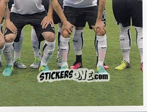 Sticker Nationalteam - Weiß;es Tikot - Österreichische Fußball Bundesliga 2016-2017 n. 329 - Panini