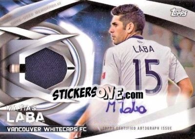 Cromo Matias Laba - MLS 2015 - Topps