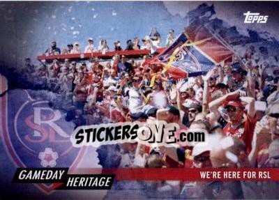 Sticker We're Here For RSL - MLS 2015 - Topps