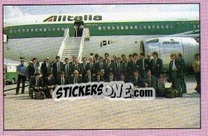 Figurina In volo verso la vittoria - Calciatori 1985-1986 - Panini