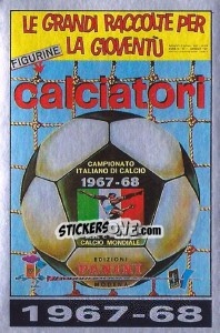 Sticker Copertina Calciatori 1967-68 - Calciatori 1985-1986 n. 307 - Panini