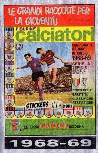 Sticker Copertina Calciatori 1968-69