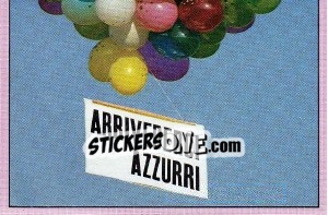 Sticker Arrivederci azzurri - Calciatori 1985-1986 - Panini