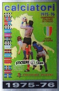 Figurina Copertina Calciatori 1975-76
