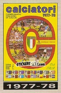 Figurina Copertina Calciatori 1977-78