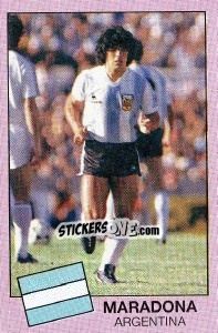 Sticker Maradona - Calciatori 1985-1986 n. 332 - Panini