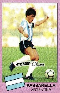 Sticker Passarella - Calciatori 1985-1986 - Panini