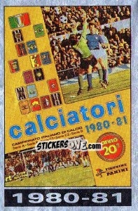 Sticker Copertina Calciatori 1980-81 - Calciatori 1985-1986 n. 336 - Panini
