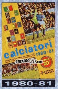 Sticker Copertina Calciatori 1980-81 - Calciatori 1985-1986 - Panini