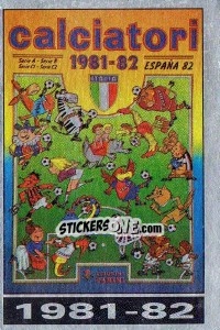 Figurina Copertina Calciatori 1981-82 - Calciatori 1985-1986 - Panini