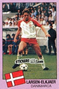 Figurina Larsen-Elkjaer - Calciatori 1985-1986 - Panini