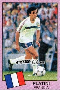 Figurina Platini - Calciatori 1985-1986 - Panini