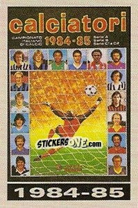 Sticker Copertina Calciatori 1984-85 - Calciatori 1985-1986 - Panini
