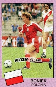 Sticker Boniek - Calciatori 1985-1986 n. 349 - Panini