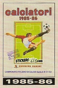 Sticker Copertina Calciatori 1985-86 - Calciatori 1985-1986 n. 350 - Panini