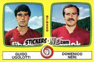 Cromo Guido Ugolotti / Domenico Neri - Calciatori 1985-1986 - Panini