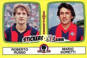 Figurina Roberto Russo /  Mario Goretti - Calciatori 1985-1986 - Panini