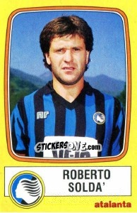 Sticker Roberto Solda' - Calciatori 1985-1986 n. 5 - Panini