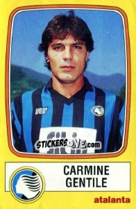 Sticker Carmine Gentile - Calciatori 1985-1986 n. 6 - Panini