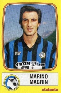 Sticker Marino Magrin - Calciatori 1985-1986 n. 13 - Panini